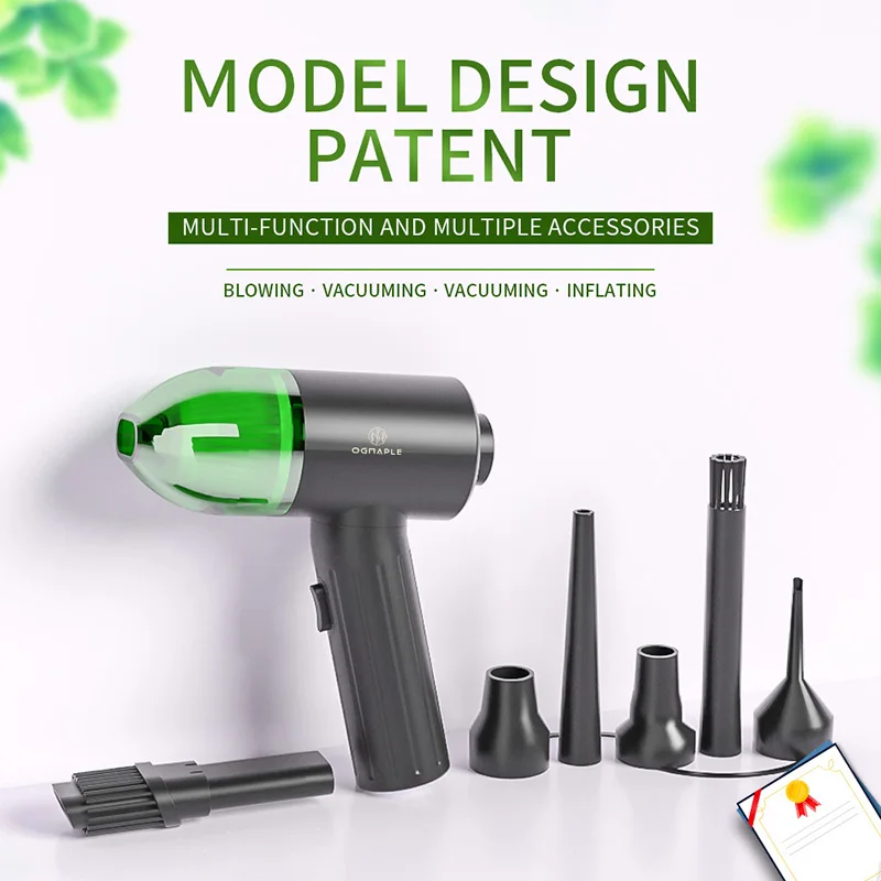 7200mAh  Hand Car Vacuum Cleaner & Air Duster 2 in 1 Cordless Window Vacuum Cleaner