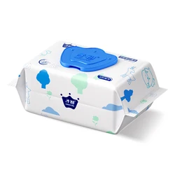 Factory direct provided 80 pieces bag camellia seed extract mild cleaning for delicate skin care wet tissue baby water wipes