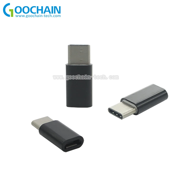 Оптовая продажа Micro USB мама к Type C Male адаптер USB-C кабель Type-c-преобразователь OTG для
