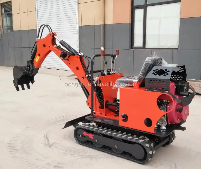 Free shipping excavator manufacturer for sale 0.6 ton mini crawler excavator 0.8 ton mini excavator chain digger bagger