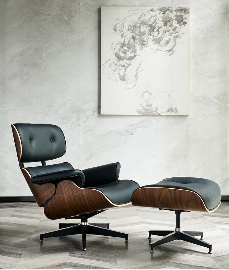 Modern Nordic High End Durable Comfortable Home Bedroom Office Furniture PU Leather Leisure Sofa Chair