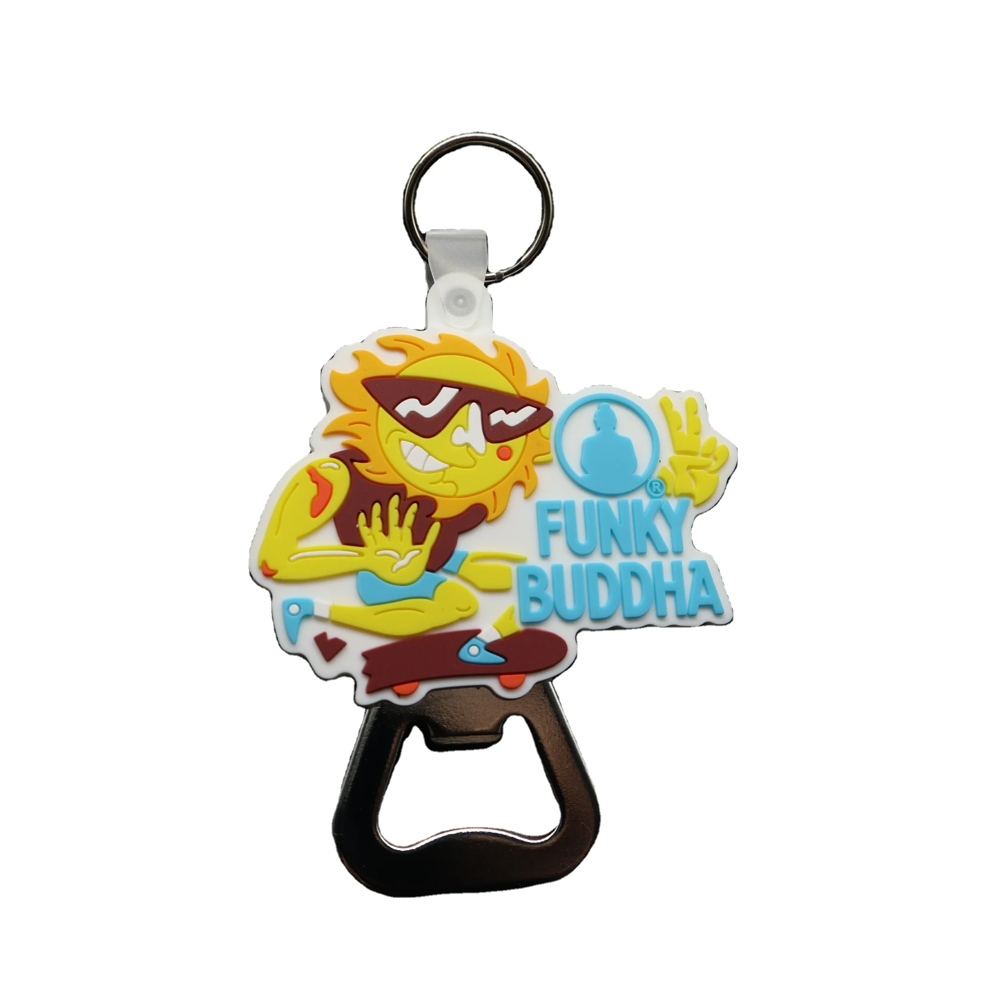 Yellow Jersey shape Metal Beer Bottle Opener Keyring Keychain High quality Zinc Alloy Enamel Key Ring Bottle Openers