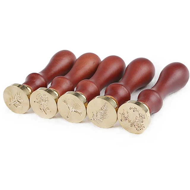 No MOQ Custom Design Antique Metal Wax Seal Stamp For DIY Wedding Invitations Decorative Paper Craft