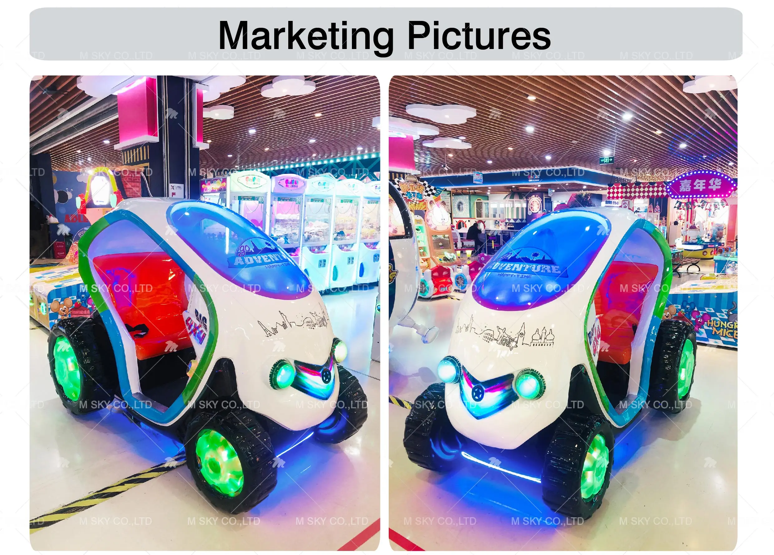 High-end fiberglass indoor Kiddie Rides Coin Operated Arcade Kiddie Swing Kids Video Games Machines for Amusement Children park