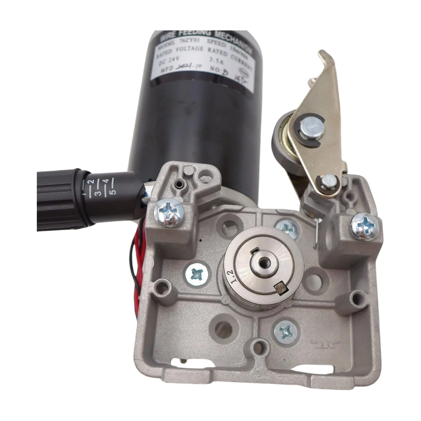 0.8-1.0mm DC24V/42V 80W Single Drive 76ZY01 76ZY-01 Mechanism MIG MAG Welding Wire Feeder Left Motor Assembly Feeding Machine