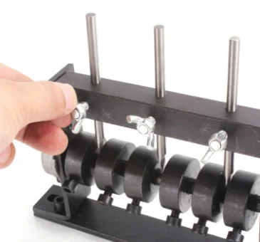 High quality factory price 6 Wheels Wire Stripping Tool  Hand Crank Copper Wire Stripper Machine