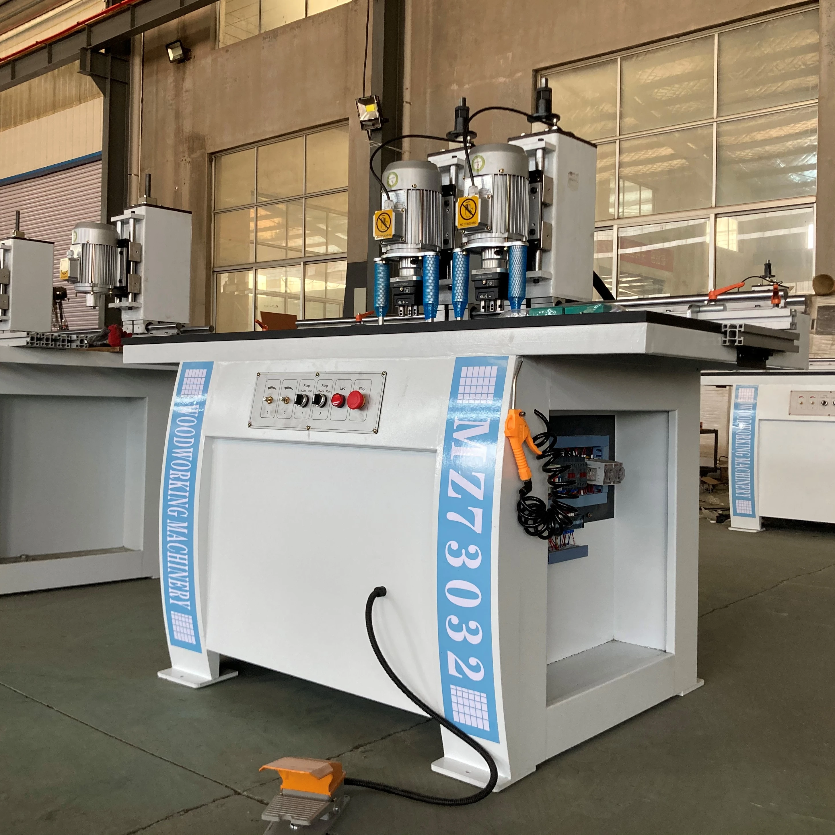 New Woodworking Machinery Hinge Drilling Double Head Vertical Hinge Boring Machine Wholesale Price With Fast Shipping