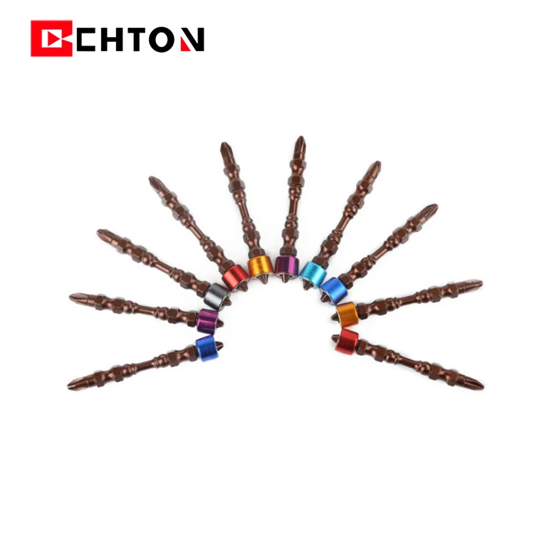 High Quality Taiwan S2 Precision Double Head Screwdriver Bit With Strong Magnetic Ring