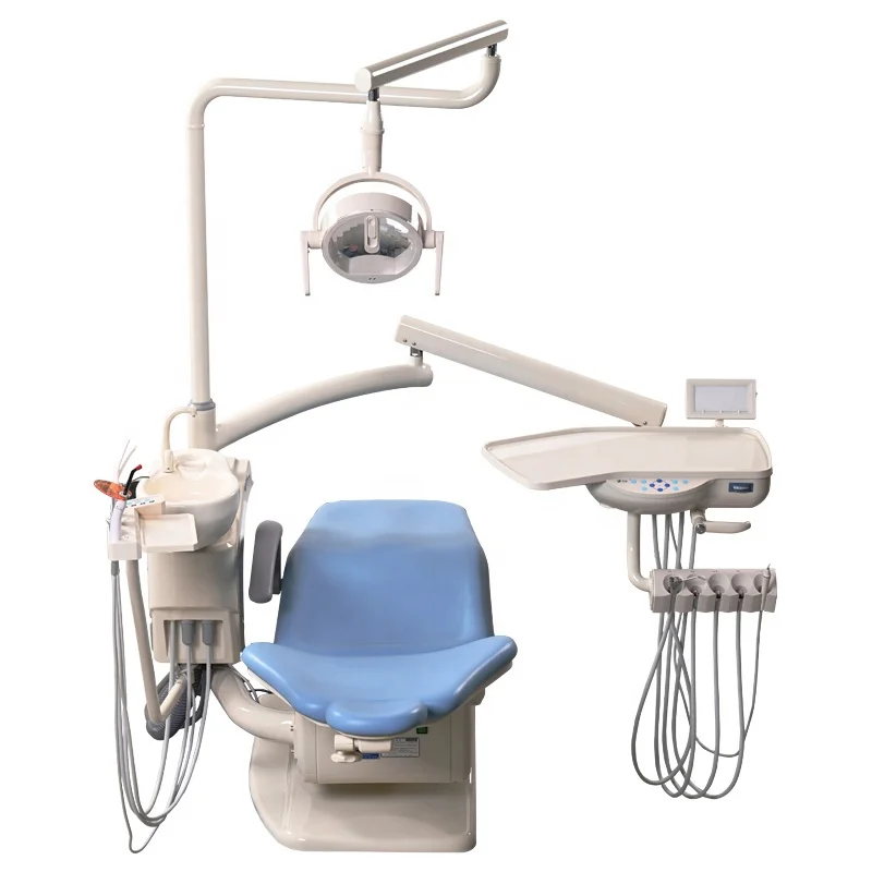 Cheap CE foshan dental chair portable dental unit with air compressor