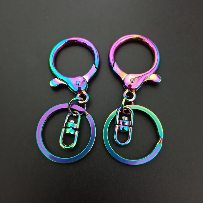 custom lobster clasp key ring chain