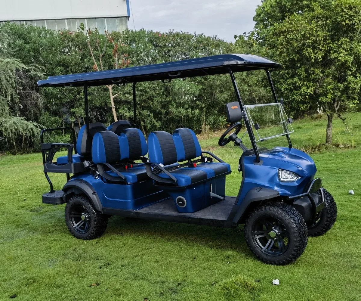 wholesale 6 Seater Gas Powered Golf Cart with off road tyres