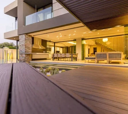 Factory outlet 3D embossed deep wood gain wood composite flooring outdoor wpc decking 2022 non-coextrusion