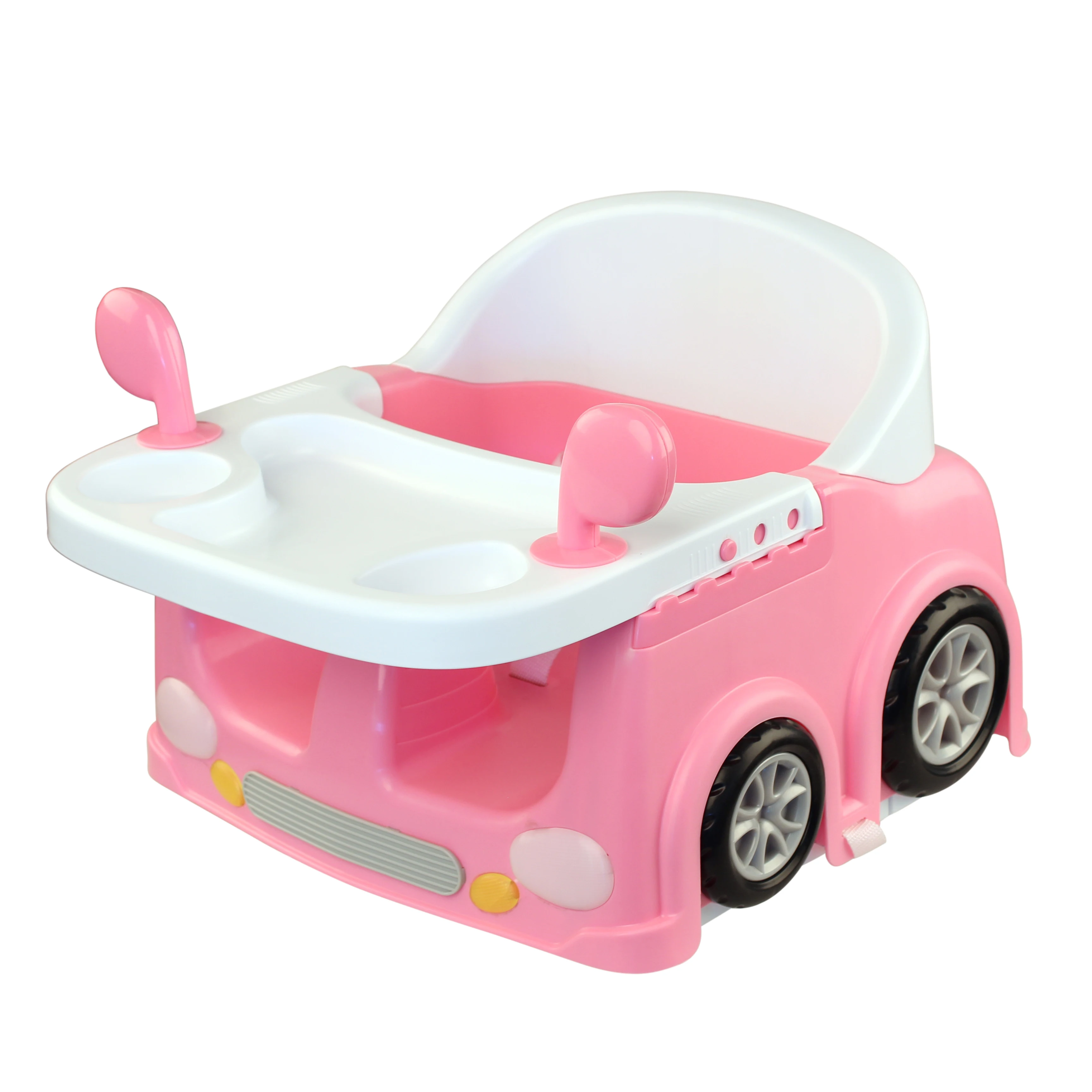 Baby Dining Chair Portable Baby Booster Seat High Quality Height Adjustable Car Shape Plastic Modern Baby Ball Dining Room