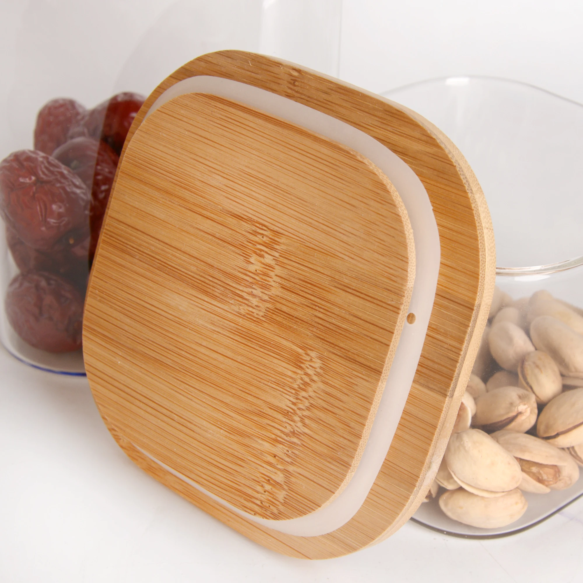 Glass Spice Jars/Bottles 450Ml 750Ml 1000Ml 1500Ml 2000Ml Empty Square Spice Containers