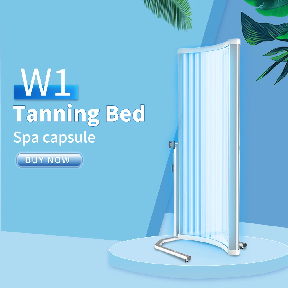 Home Beauty Tan Machine with UK Plug Whole Body Sunbathing for Feet Head Nose Breast Hands-Vertic Tanning Lamp