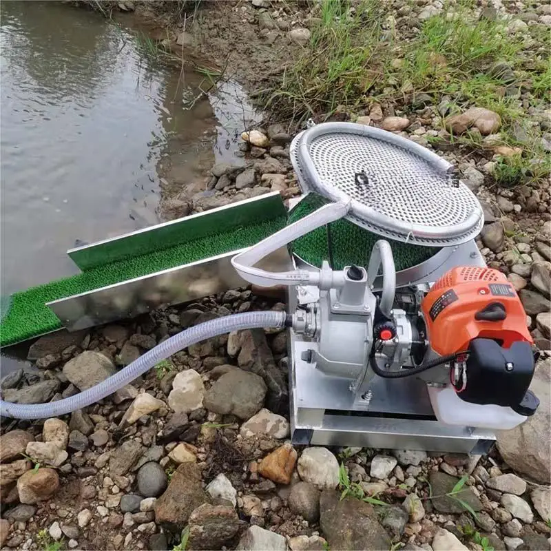 Portable Gold mining Plant mini sluice box high banker