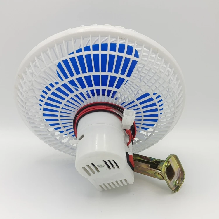 All plastic 12v rotary car fan made in China