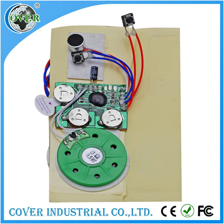 Factory Wholesale High Quality Voice Recorder Chip Recordable Sound Module for Postcard Greeting Cards Music Book