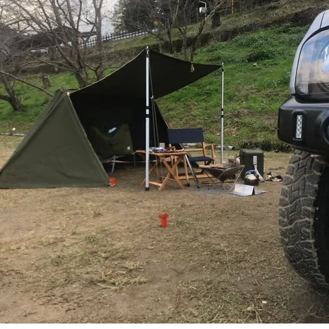 Camping  2 Person customized Waterproof trekking poles Ultralight triangle Backpacking Tents outdoor camping