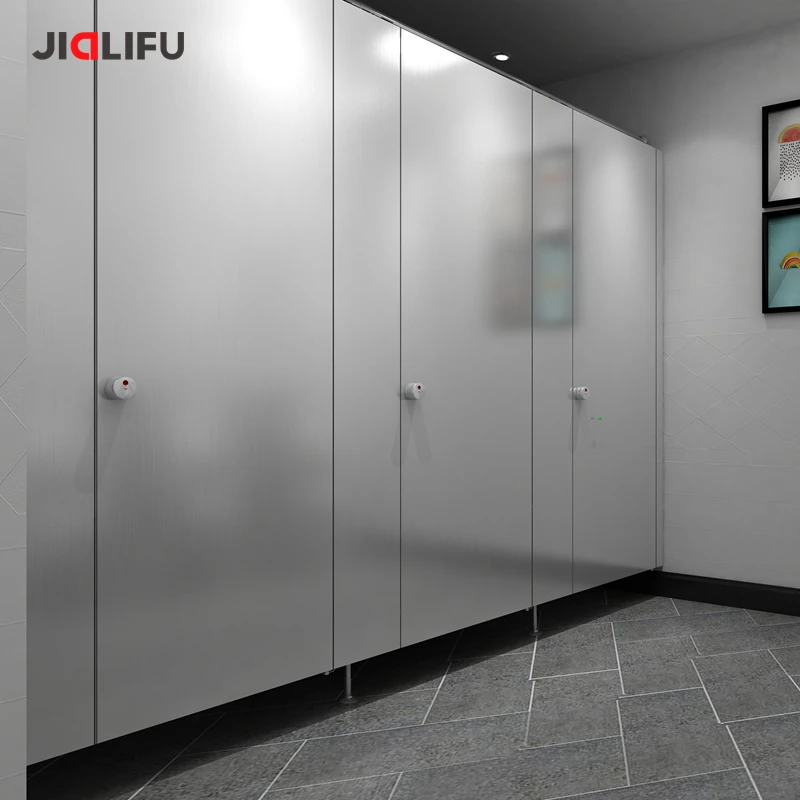 Lightweight Honeycomb Cardboard Panels Stainless Steel Toilet Partition