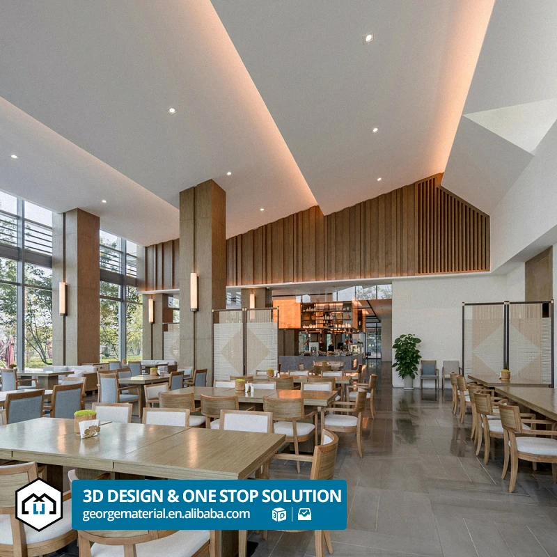 Interior Design Minimalist Floor Plan Construction Drawing Master Plan full house 3D Max Rendering Residential Consultant