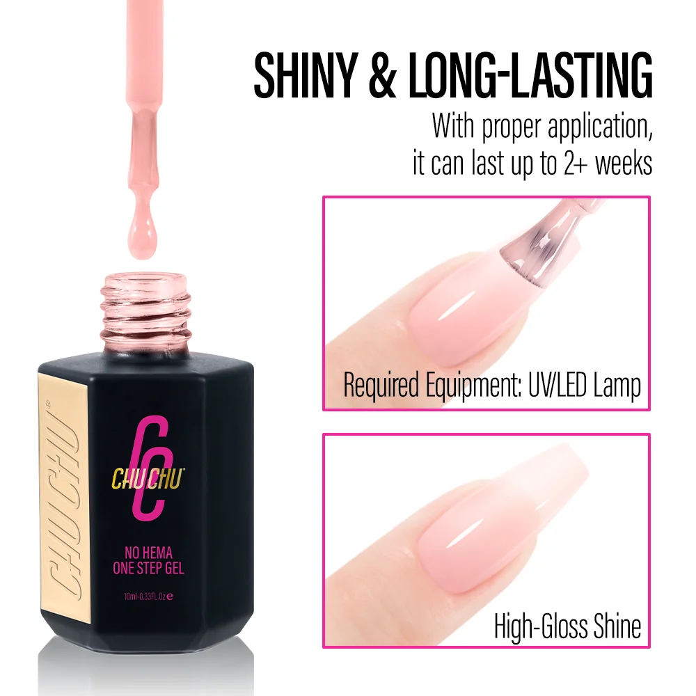 Dark Black Pure White Gel Polish Colors 1 Step Gel Nail Polish Nail Polish Set
