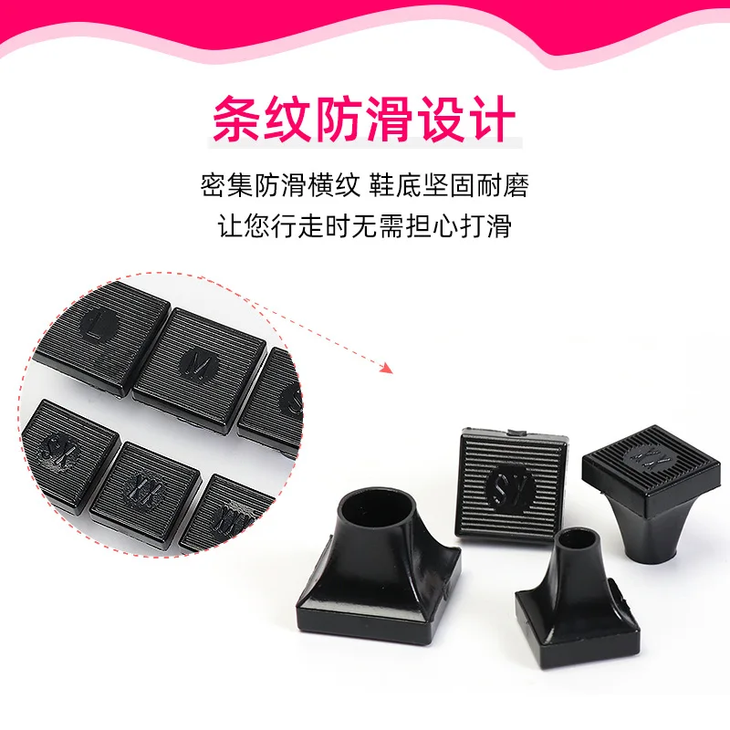 High Heels Nail Heels Wear-resistant Silent Protective Thin Heel Cover Anti Falling Silencing Replacement Accessories