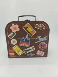 hard cardboard suitcase box have 900pcs in stock