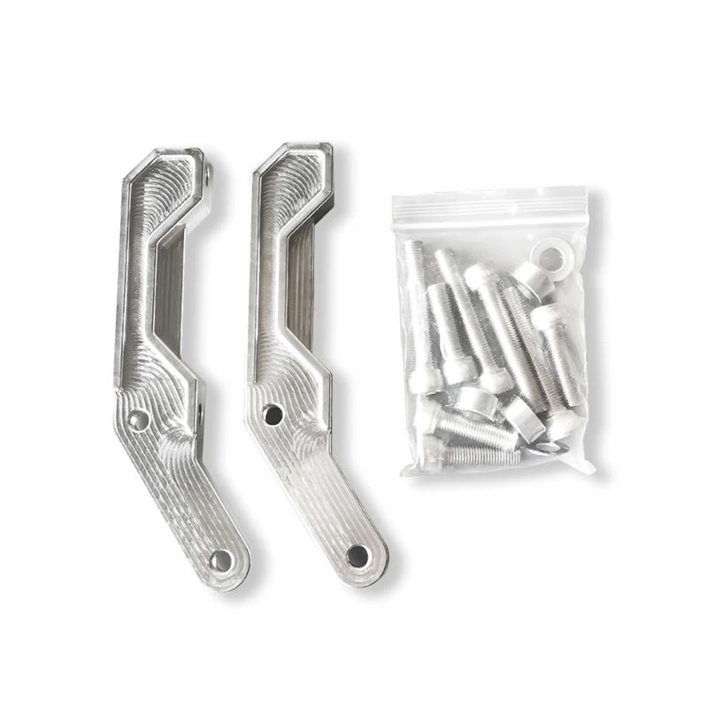 HARLEY M8 FRONT AXIAL TO RADIAL CALIPER MOUNTS 100mm 108mm Radial brake caliper for HD Brembo M4 Monobloc Black conversion kit