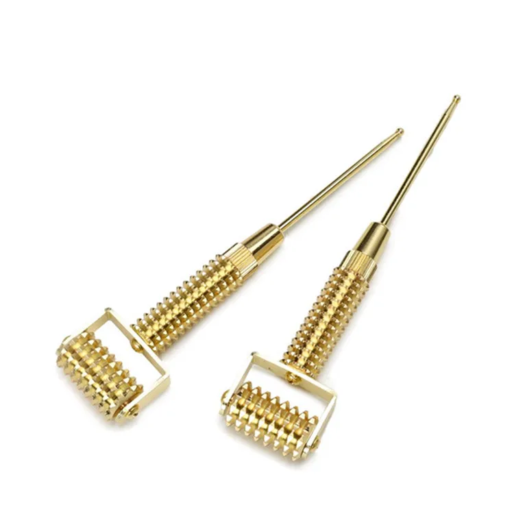 
Цельнометаллический из чистой меди многофункциональная Массажная красота прокатки иглы для пальцев, ушной раковины Точка нажатия зонд 