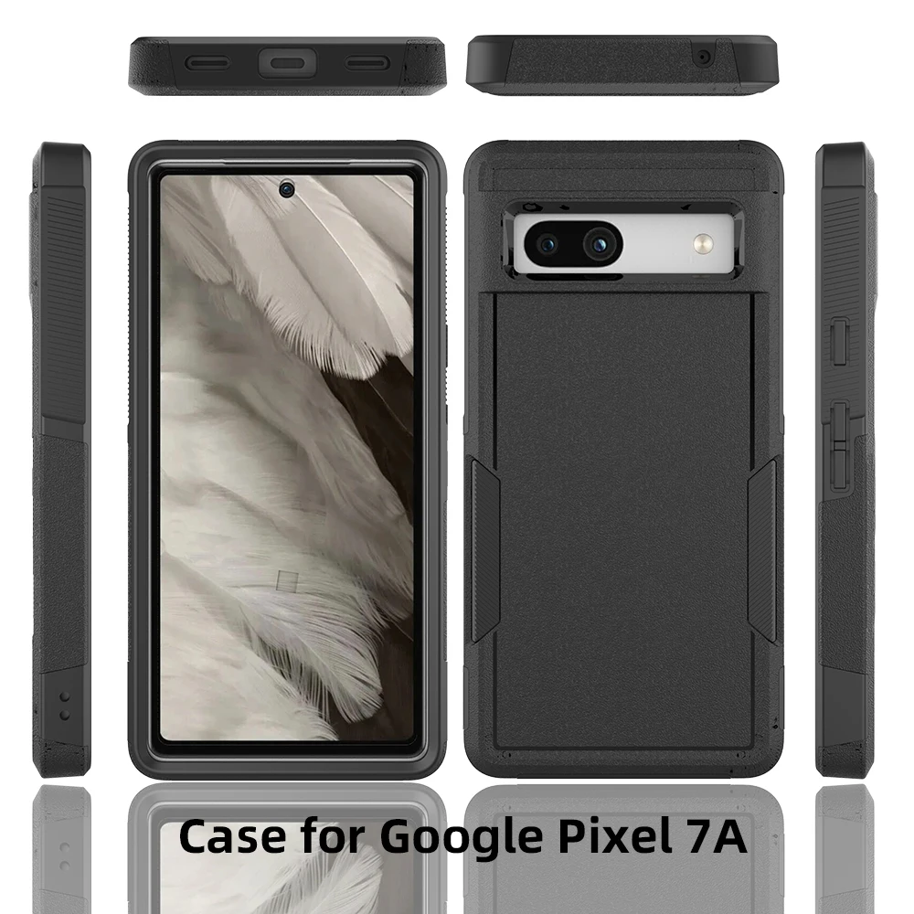 Wholesale 2 In 1 Detachable Case 360 Degree Design Mobile Phone Back Cover For Google Pixel 7A