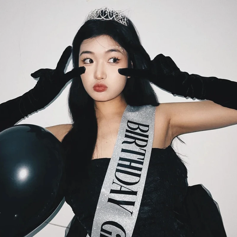 Low Price Sashes Happy Birthday Girl Queen Sash Tiara Party Supplies with Rhinestone Crown Sash