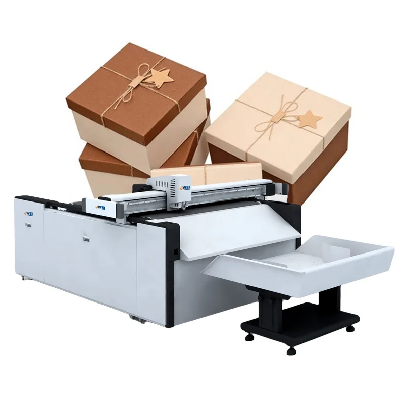 JWEI LST03II-0912-RM Corrugated Board Cutting Machine for cardboard and grey board and label sticker cutting