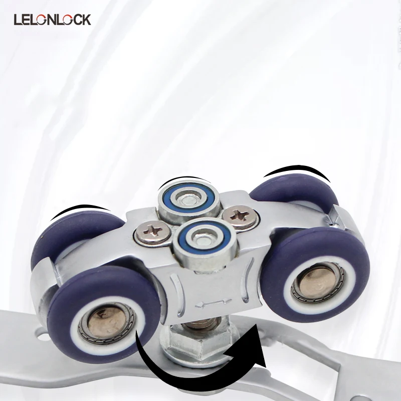 Nylon Hanging Wheel Folding Door Universal Hanging Wheel Hanging Rail Sliding Wooden Door Silent Hanging Wheel