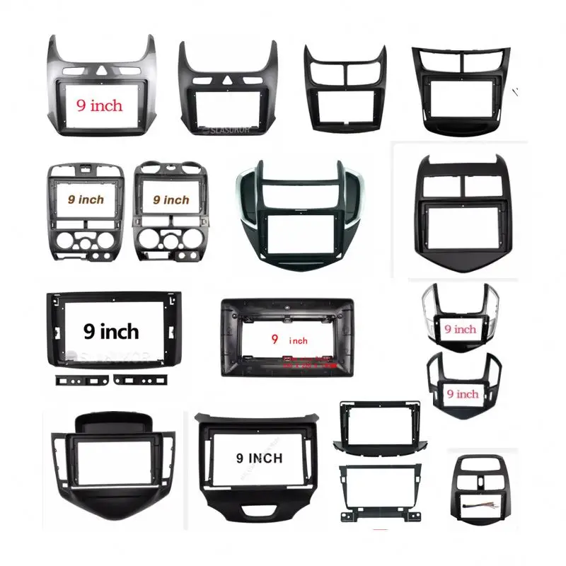 car lcd touch screen radioframe panel for CHEVROLET COBALT SAIL  AVEO Cruze monza Trax captiva lova Colorando Malibu Tracker