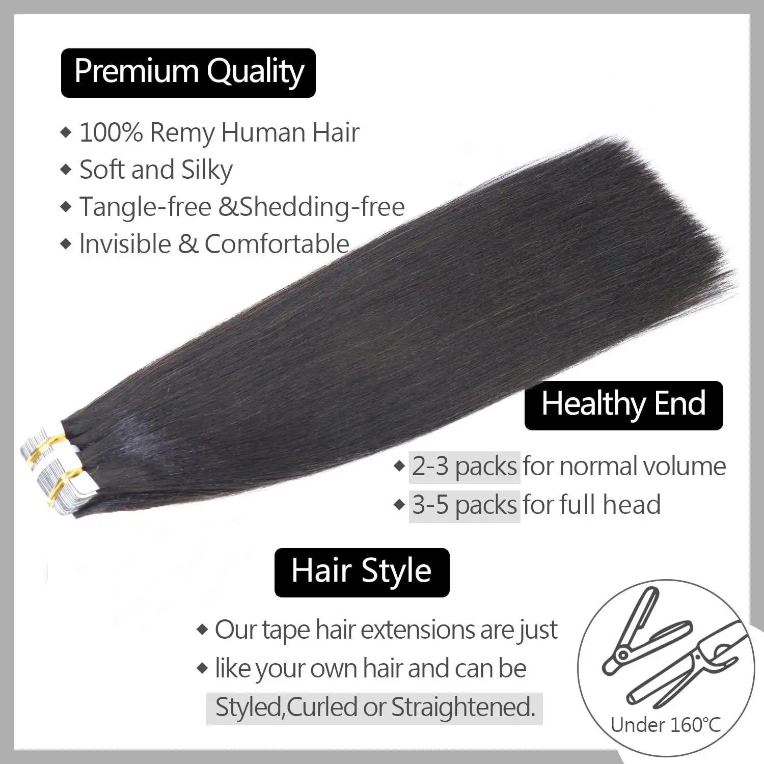 Body Wave Straight Tape In Hair Extensions 100% Human Hair Raw Indian Tape In Hair Extensions Kinky Straight Curly