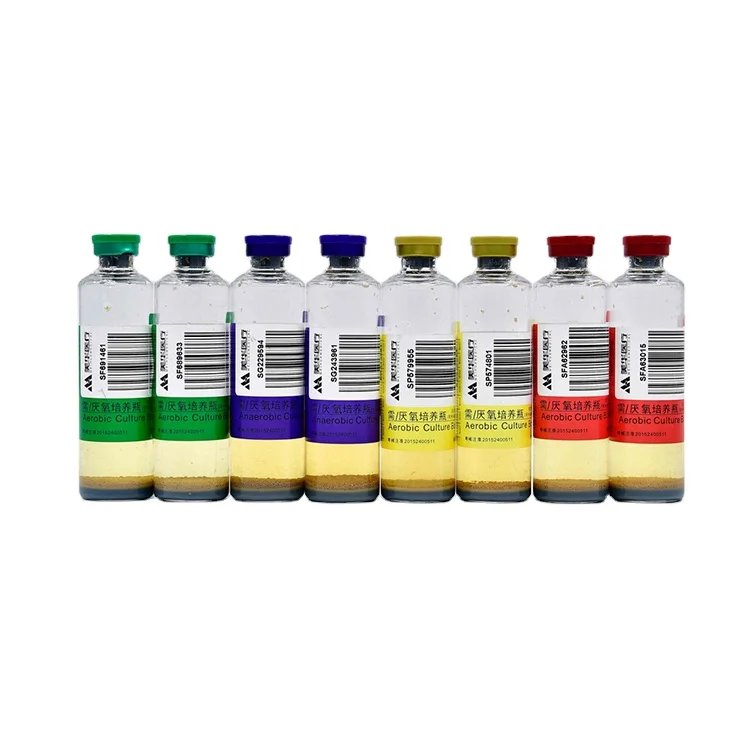 Hot Selling Microbiological Blood Analysis Aerobic Culture Flask Laboratory Medical Equipment
