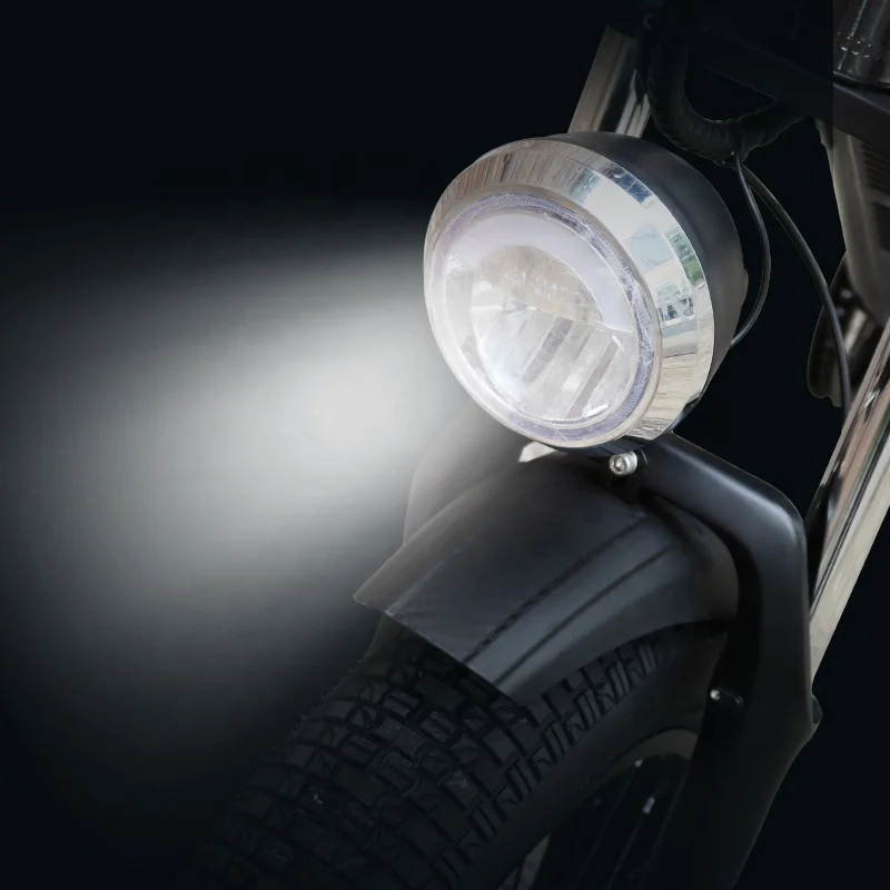 Hot sale 48V 500W 750W Power China Cheap Full Suspension Retro Vintage E Bike Ebike Dirt Mountain Fat Tire Bicycle Electric Bike