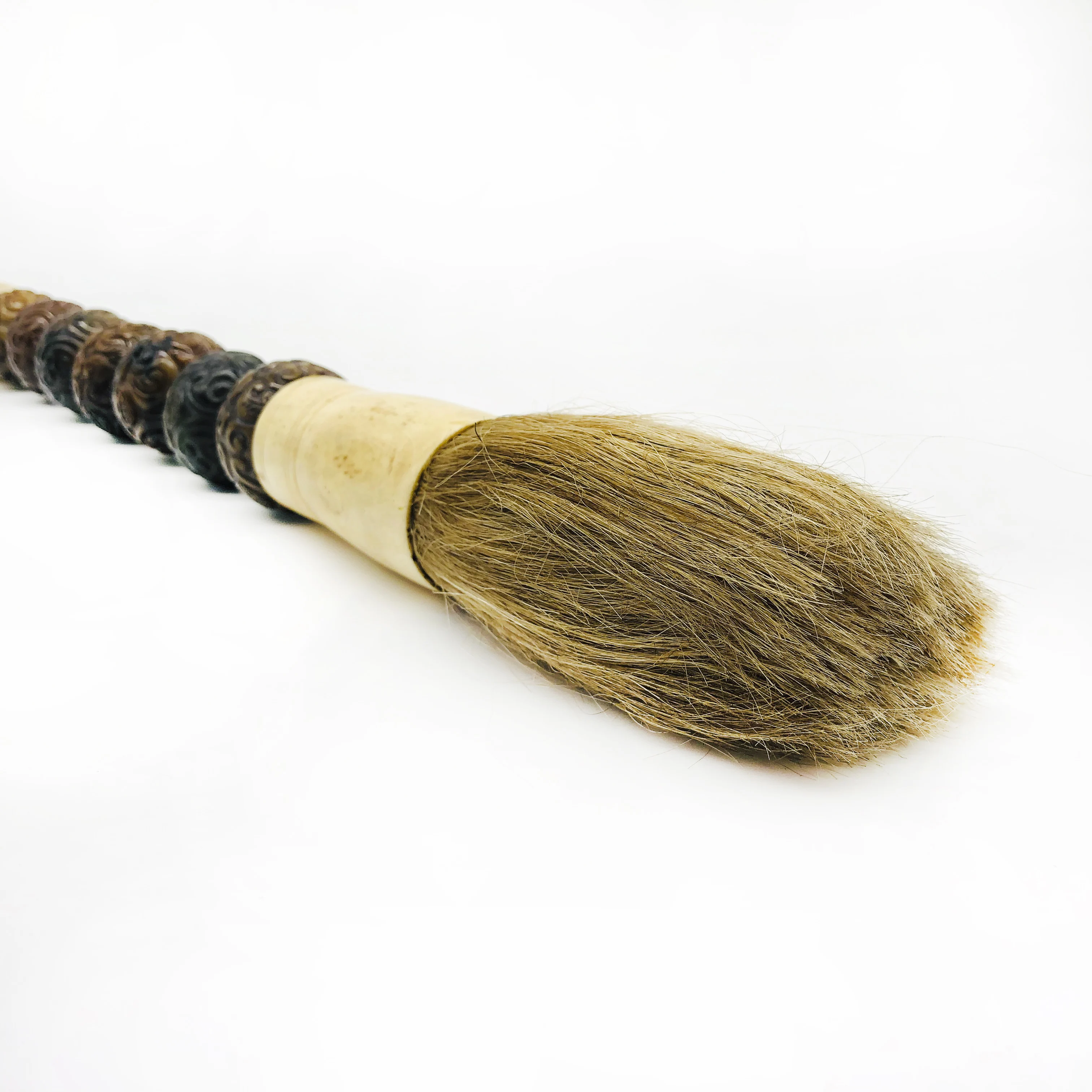 Indoor decoration jade stone calligraphy Chinese brush pen