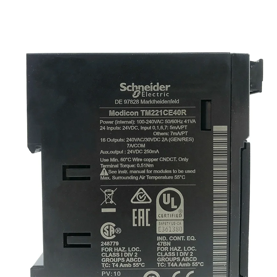 Оригинальный Новый логический контроллер TM221CE40R Modicon M221 40 IO реле