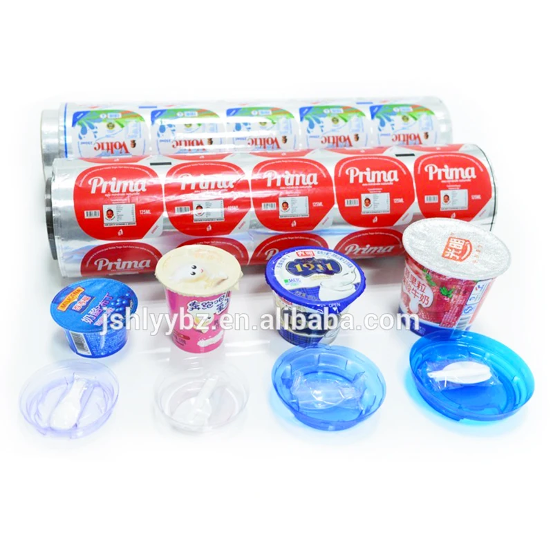 Easy Open End pp pet water cup alu Aluminium-Plastic foil lid sealing