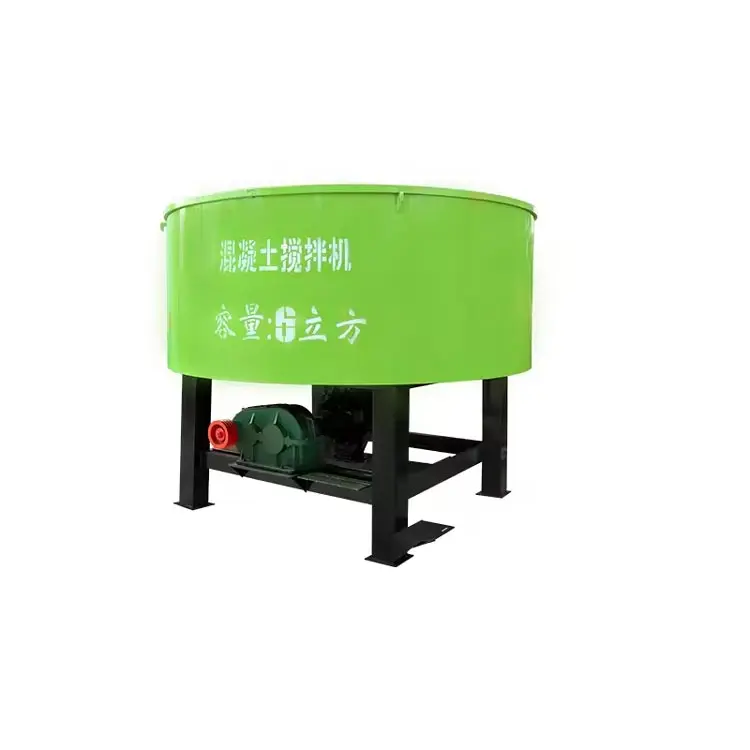 Boiling Small Self-loading Castable Brick Pan Type Mortar Mixer Price China Manual Forced Action Hydraulic Pan Mixer with Large