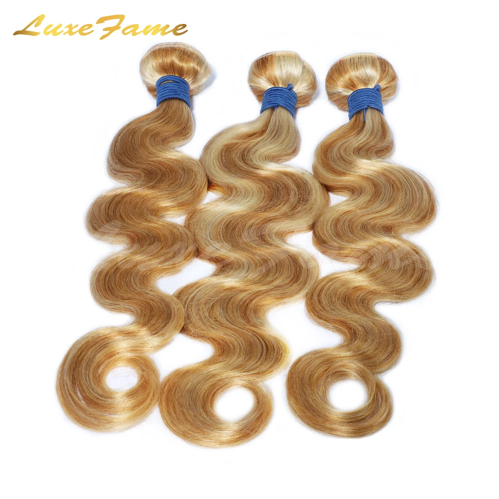 High quality p4/27 Indian Hair Raw Virgin Human Hair Extensions,Indian Beauty Products Cuticle Aligned Hair Bundles With Closure