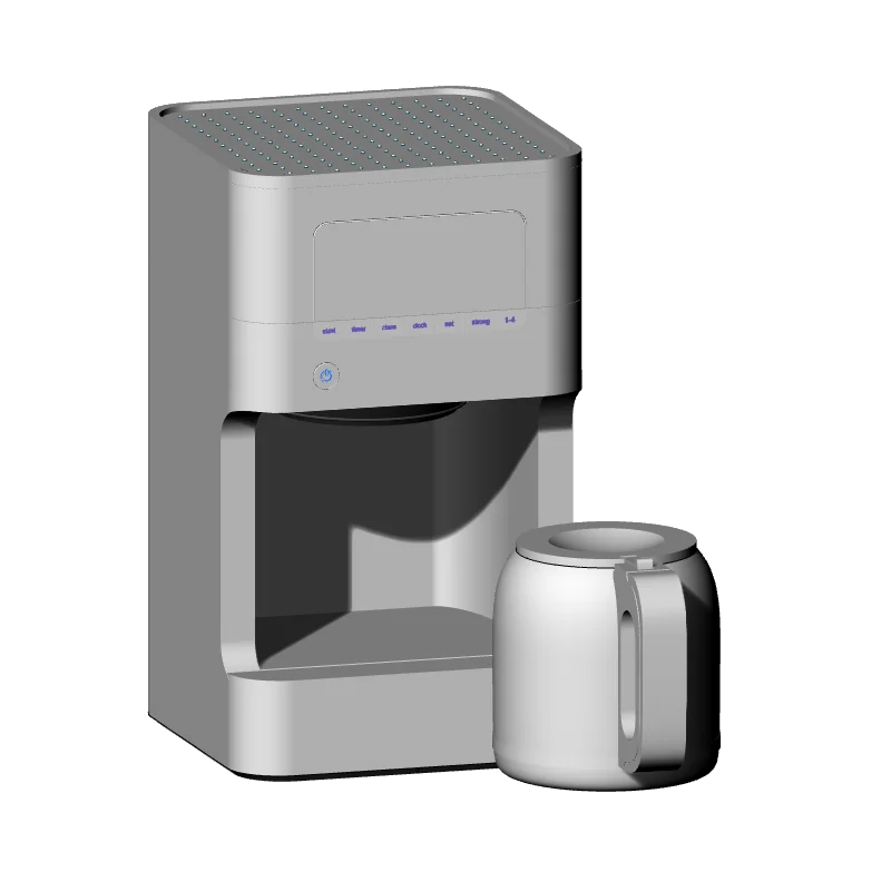 OEM/ODM интеллектуальная кофейная машина внешний вид и конструкция 3D моделирование интеллектуальный дизайн продукта