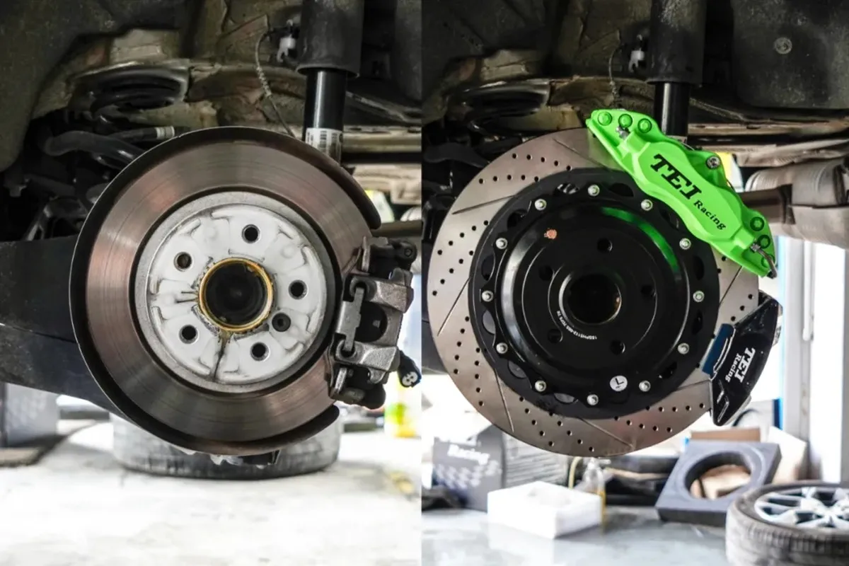  Тормозной суппорт 6 поршень E-BRAKE 4 поршней кованных большой тормозной комплект 378/355 мм с дисковый тормоз ротора для BMW X6 G06 X7 G07