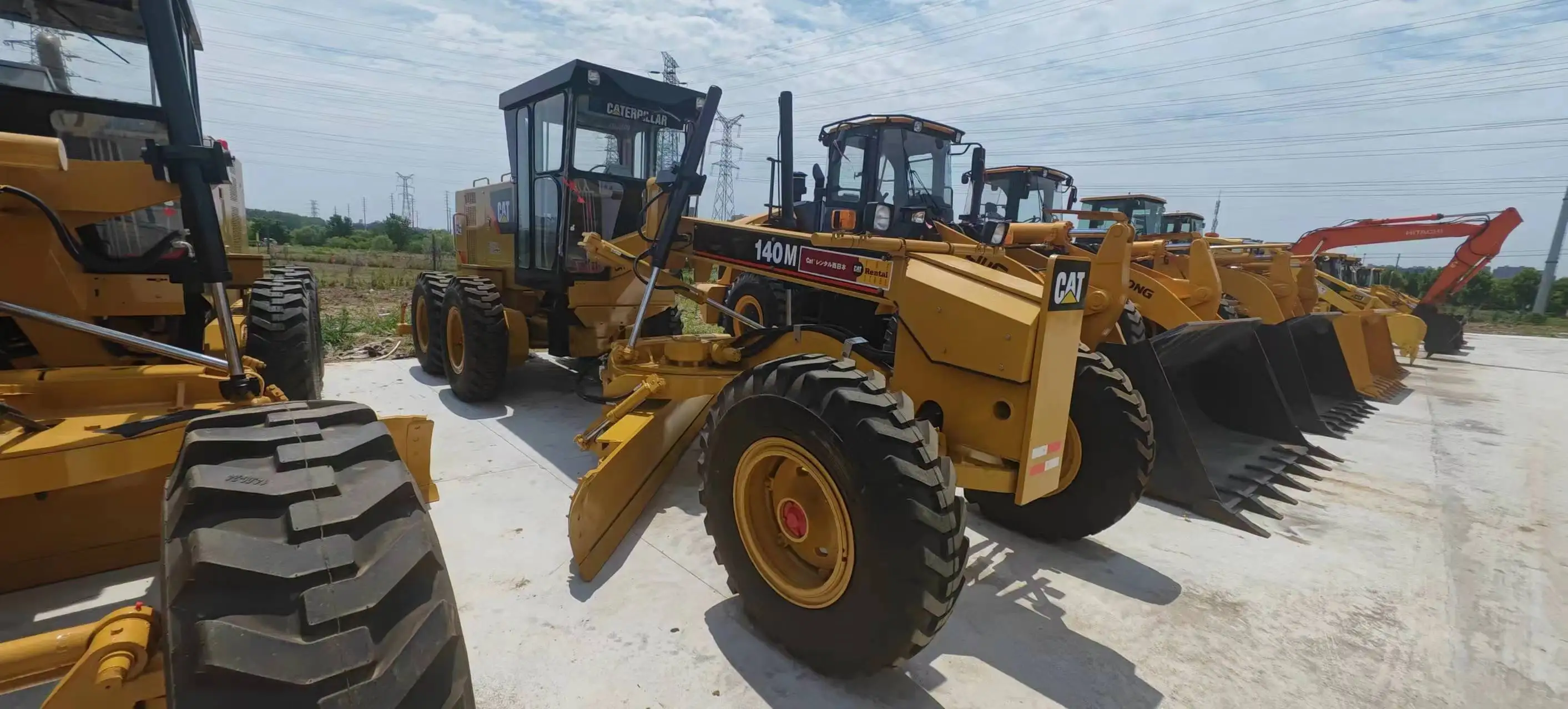 Used Japan imported Caterpillar 140M cat 140m motor grader with good quality and low price for sale