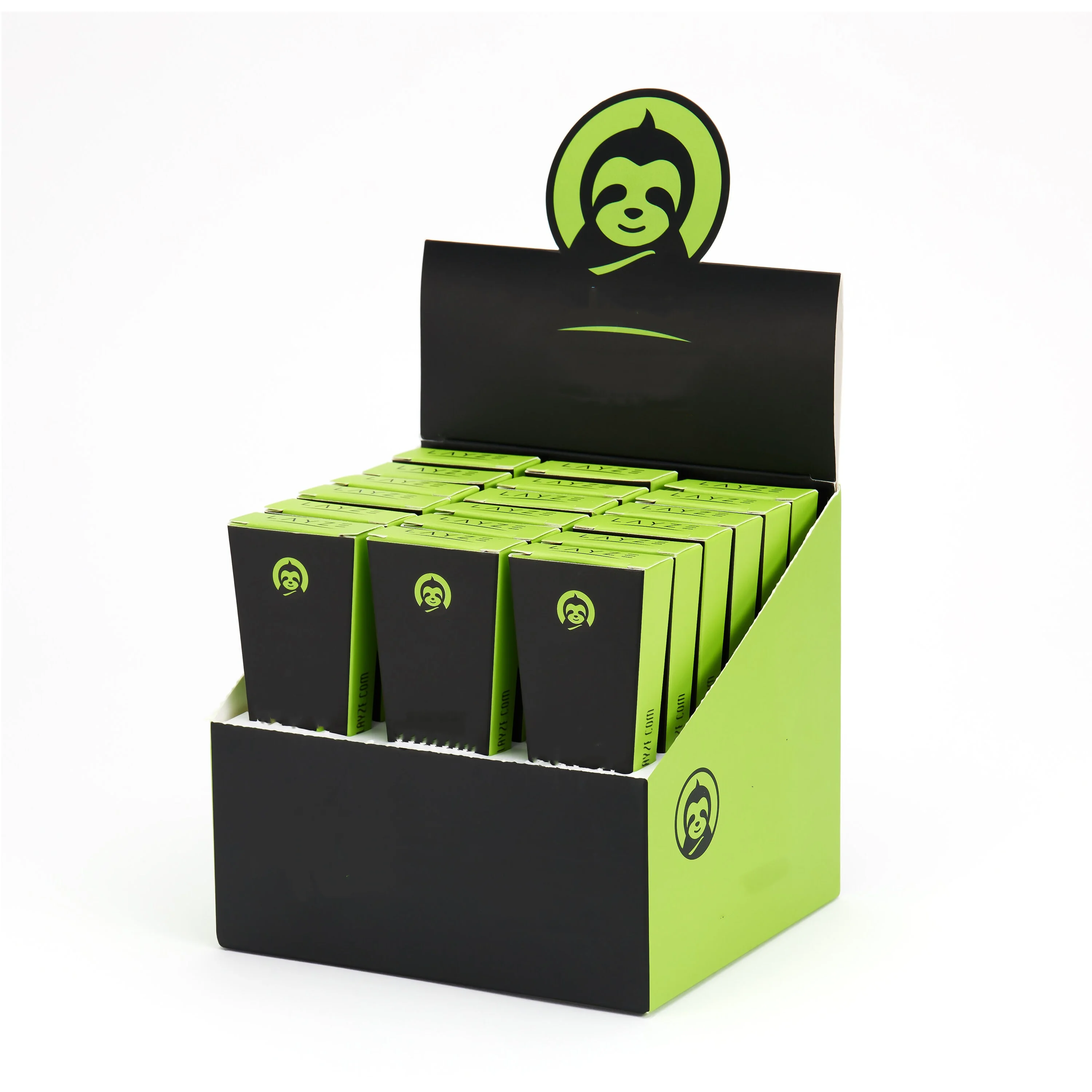 Promotional Pop Shelf Ready Packaging Tear Away Folding PDQ Counter Template Paper Cardboard Display Paper Box with Paper Insert