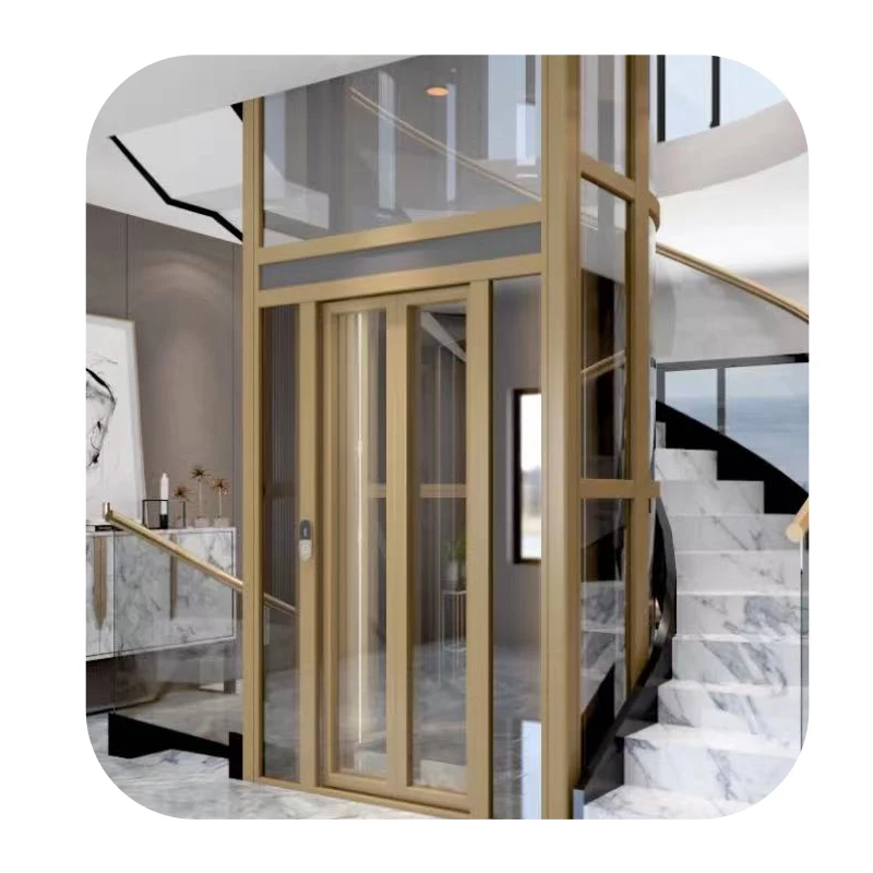 Residential Elevator Villa Elevator 2-4 Floors Indoor & Outdoor Electric Residential Elevator