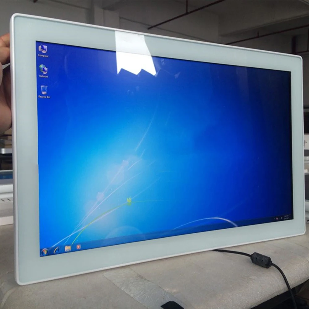 32 43 50 55 inch  touch inquiry all in one PC for kiosk selft information machine 1080P HD screen tv Hotel restaurant market