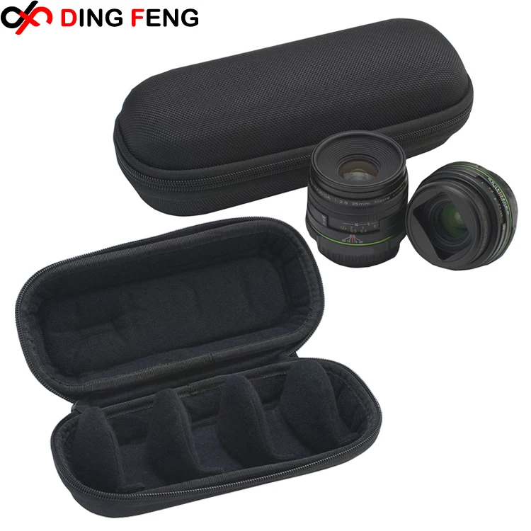 Factory Custom Shockproof Travel Lenses Case EVA Shell Lens Carrying Case With Padded Inner Lining